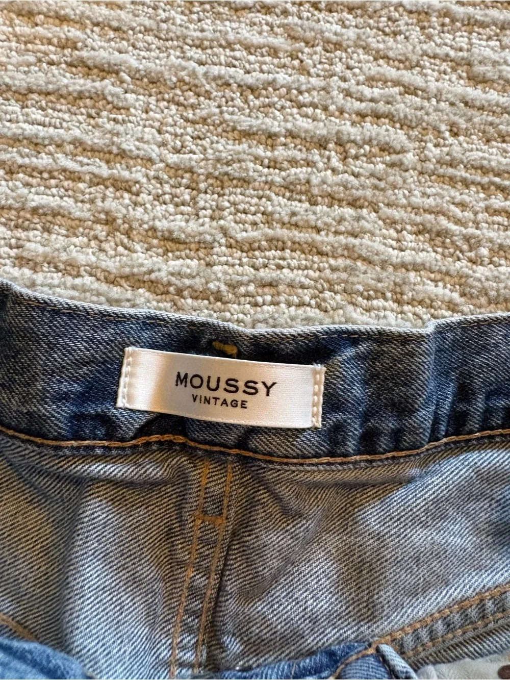 Moussy Packard Denim Shorts, size 26